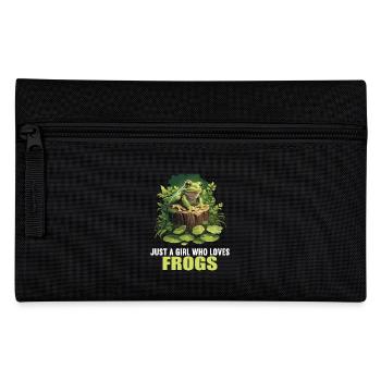 Frog Frogs - Pencil Case - black - Front