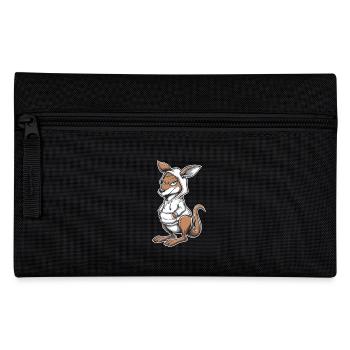 Kangaroo Kangaroo Australian Animals - Pencil Case - black - Front
