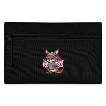 Kangaroo Kangaroo Australian Animals - Pencil Case - black - Front