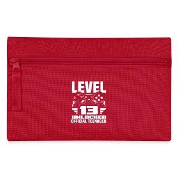 Level 13 Freigeschaltet Offizieller Teenager 13. - Federtasche - Rot - Vorne
