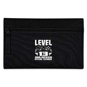 Level 13 Unlocked Official Teenager 13. - Pencil Case - black - Front