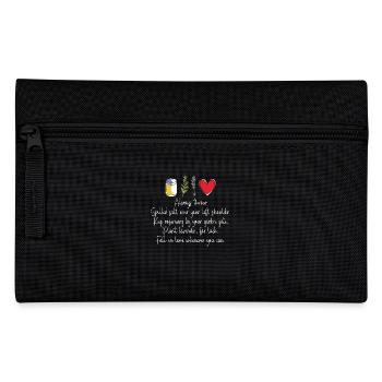 Jeter du sel sur l'épaule gauche de Romarin Im - Trousse - noir - Devant