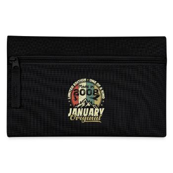 Birthday January 2008 - Original January 2008 - Pencil Case - black - Front