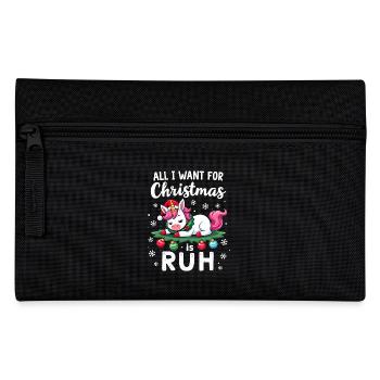 Christmas Humor - Weihnachten Shirt - Federtasche - Schwarz - Vorne