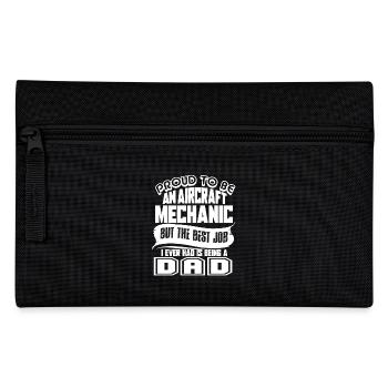 Aircraft Mechanic Proud To Be Aircraft Mechanic - Pencil Case - black - Front
