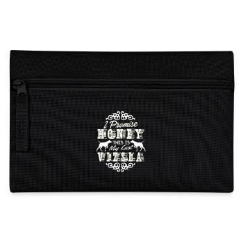 I Promise Honey This Is My Last Vizsla - Pencil Case - black - Front