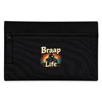 Motorcycle Motorcyclist Motorcycle Machine - Pencil Case - black - Front