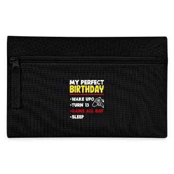 Mon 13e anniversaire parfait Réveillez-vous Jouez le - Trousse - noir - Devant