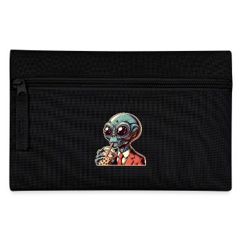 Alien Bubble Tea - Pencil Case - black - Front