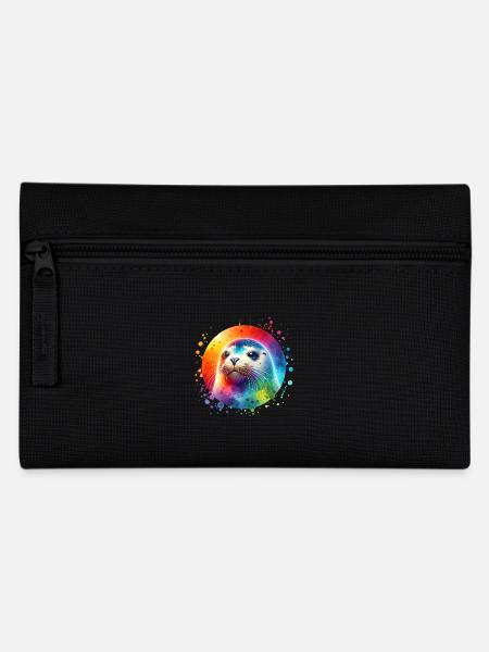 Robbe Seehund - Federtasche - Schwarz