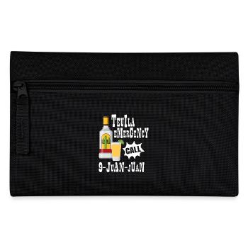 Tequila Emergency Call 9-Juan-Juan Party Fun - Pencil Case - black - Front