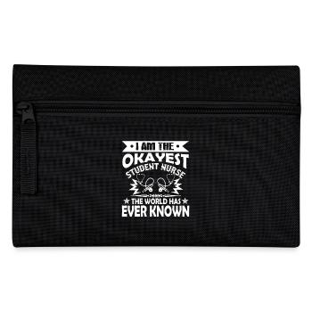 Student Nurse Okayest Student Nurse - Pencil Case - black - Front