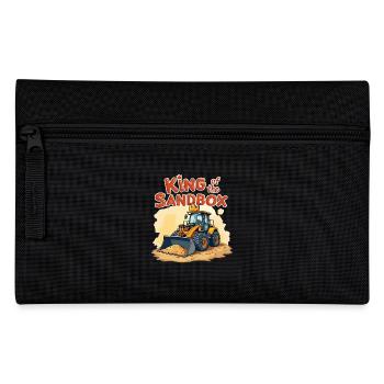 King of the Sandbox – Lustiger Bagger Kinder - Federtasche - Schwarz - Vorne