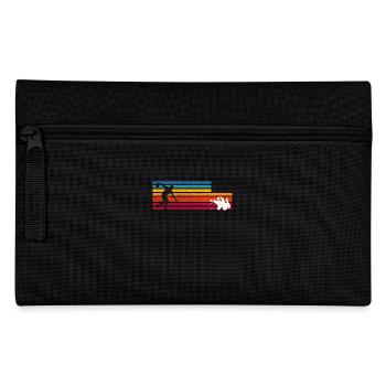 Bowling Retro Style for Bowling Lovers - Pencil Case - black - Front