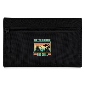 Water Change And Chill: Relaxing - Pencil Case - black - Front