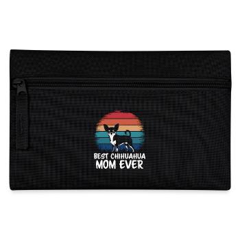 Chihuahua Spruch Mama Lustiges Chihuahua Geschenk - Federtasche - Schwarz - Vorne