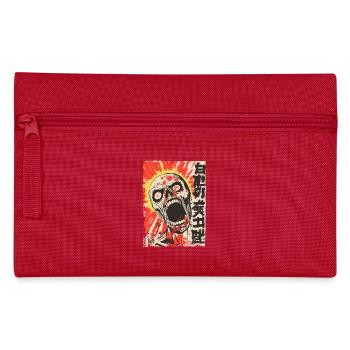Screaming Japanese skull - Pencil Case - red - Front
