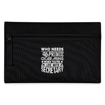 Secretary In Love With A Secretary - Pencil Case - black - Front