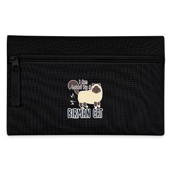I am Loved by a Birman Cat - Pencil Case - black - Front