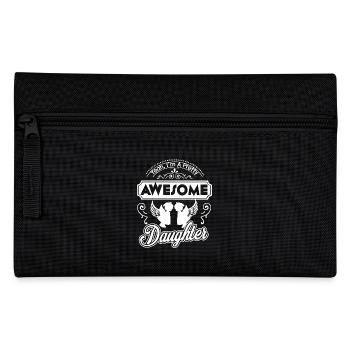 I Am A Pretty Awesome Daughter - Pencil Case - black - Front