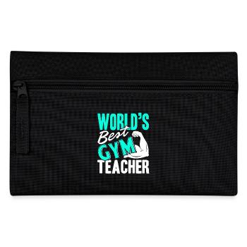Gym Teacher Best Gym Teacher - Pencil Case - black - Front