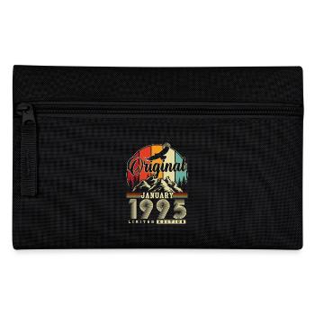 Original January 1995 Vintage Birthday - Pencil Case - black - Front