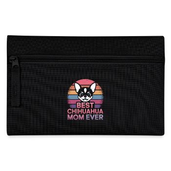 Chihuahua Spruch Mama Lustiges Chihuahua Geschenk - Federtasche - Schwarz - Vorne