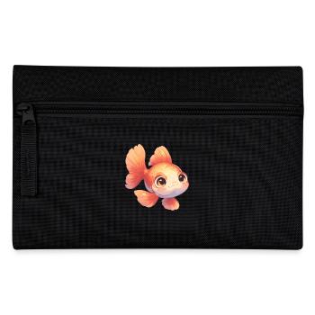 poisson rouge - Trousse - noir - Devant