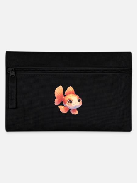 poisson rouge - Trousse - noir