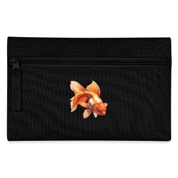 poisson rouge - Trousse - noir - Devant