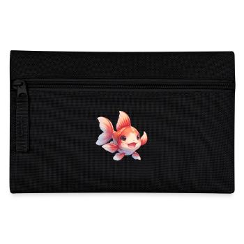 poisson rouge - Trousse - noir - Devant