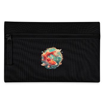 poisson rouge - Trousse - noir - Devant