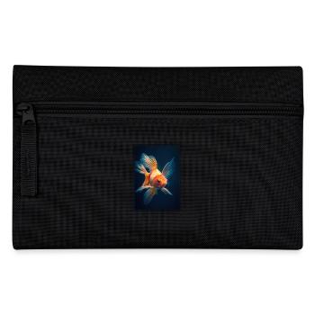 poisson rouge - Trousse - noir - Devant