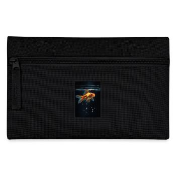 poisson rouge - Trousse - noir - Devant