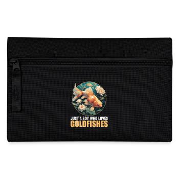 poisson rouge - Trousse - noir - Devant