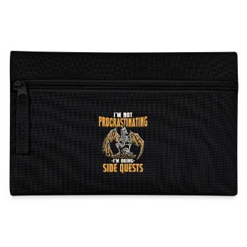 Je ne tergiverse pas, je fais des quêtes annexes - - Trousse - noir - Devant