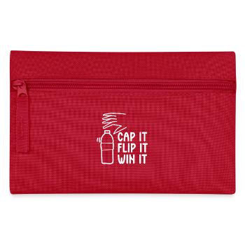 Cap It Flip It Win It - Fun for - Pencil Case - red - Front