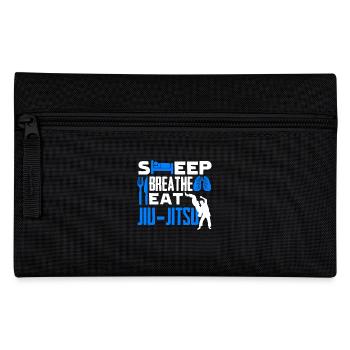 Jiu Jitsu Sleep Eat Jiu Jitsu - Pencil Case - black - Front