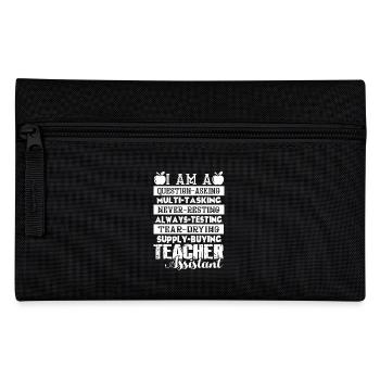 Teacher Assistant Things About Teacher Assistant - Pencil Case - black - Front