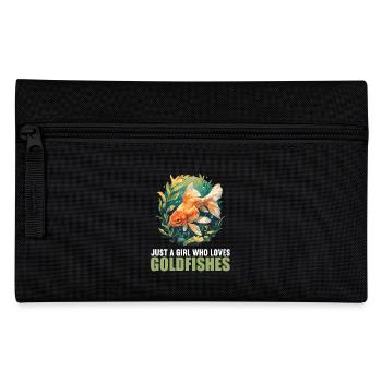 poisson rouge - Trousse - noir - Devant