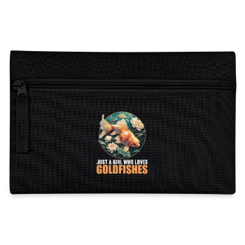 poisson rouge - Trousse - noir - Devant
