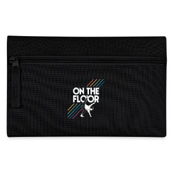 On The Floor – Cool Breakdance Design - Pencil Case - black - Front