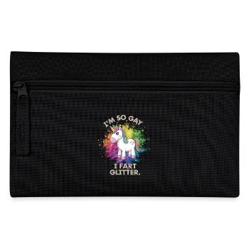 I'm so Gay Unicorn für Schwule - Federtasche - Schwarz - Vorne