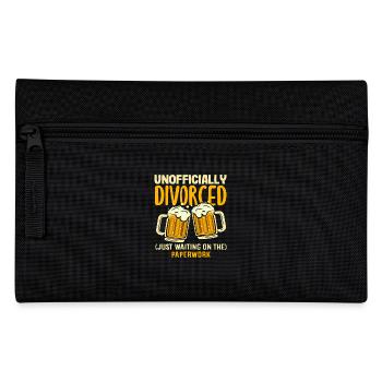 Unofficially Divorced Waiting for Paperwork - Pencil Case - black - Front