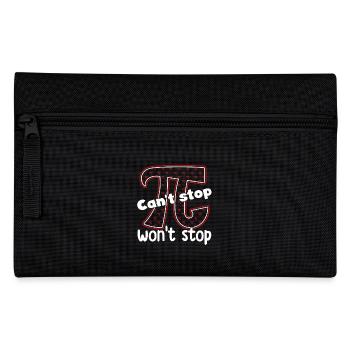 Pi Day Pi Can't Stop - Pencil Case - black - Front