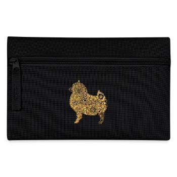 Keeshond Geometric - Pencil Case - black - Front
