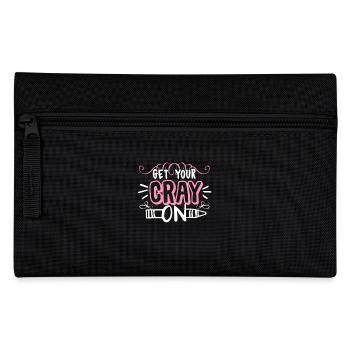 Kindergarten Teacher Get Your Cray On - Pencil Case - black - Front