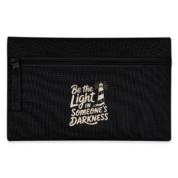 Dicton de motivation phare - Pensée positive - Trousse - noir - Devant