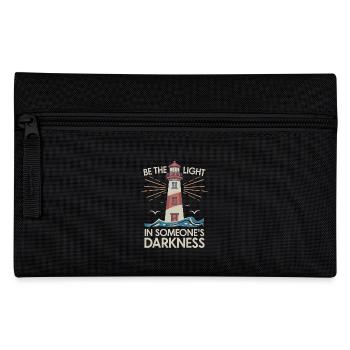Dicton de motivation phare - Pensée positive - Trousse - noir - Devant