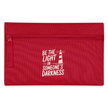 Dicton de motivation phare - Pensée positive - Trousse - rouge - Devant